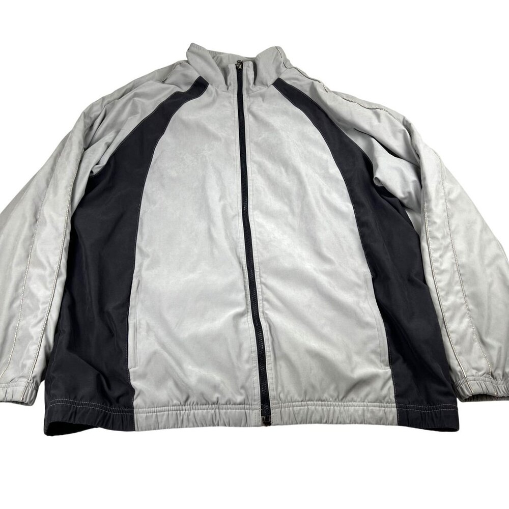 Winners Mens Lightweight Zip-Up Jacket XL Elastic Waist & Cuffs Zippered Pockets